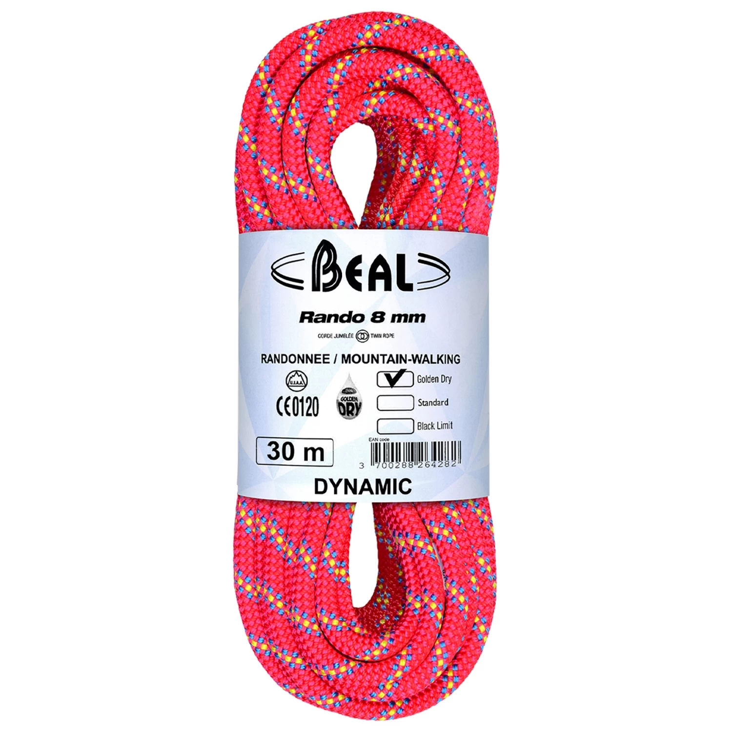 Beal - Rando Golden Dry 8 Mm - Twin Rope 6 Beal - Rando Golden Dry 8 Mm - Twin Rope - Image 6