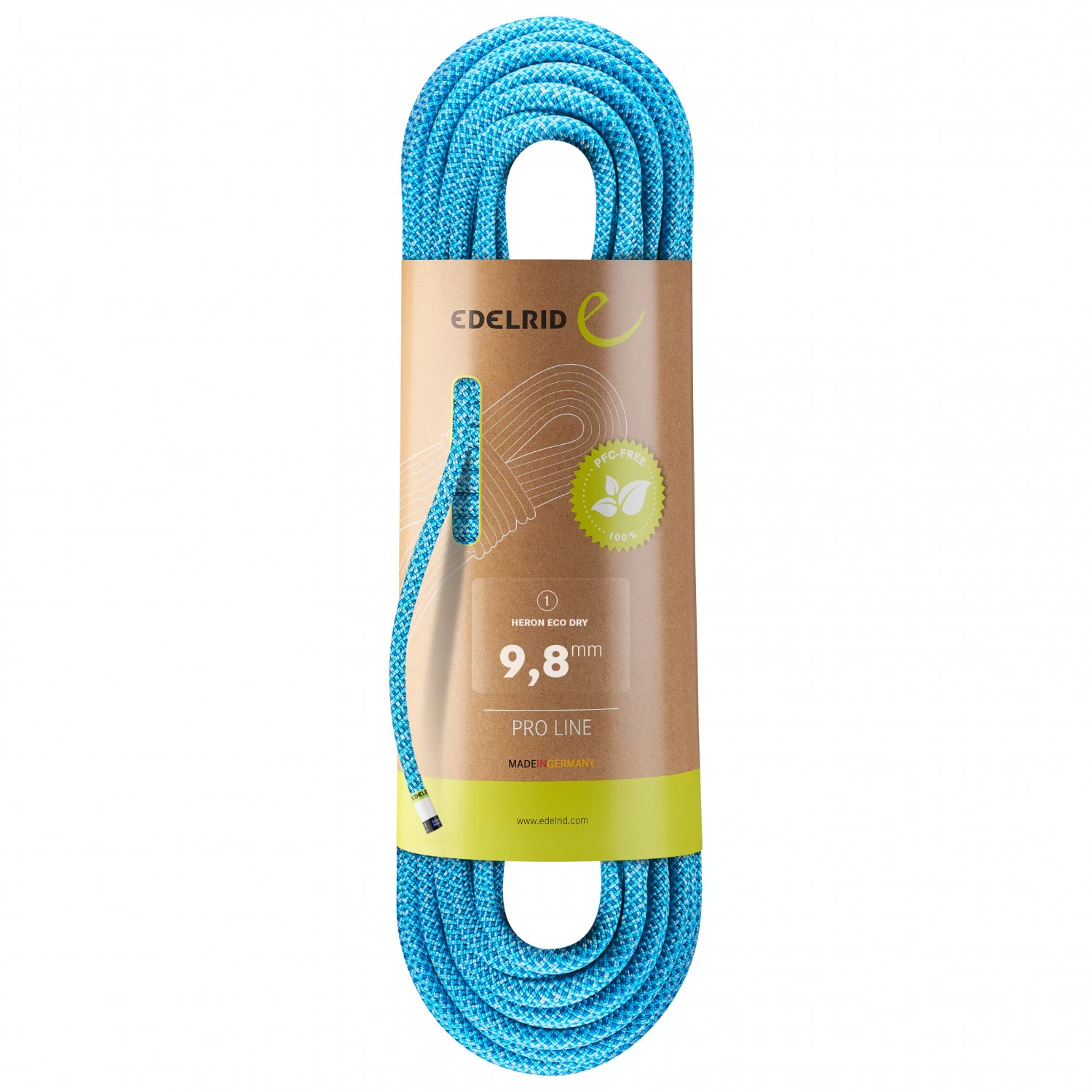 Edelrid - Heron Eco Dry 9,8 - Single Rope 3 Edelrid - Heron Eco Dry 9,8 - Single Rope - Image 3