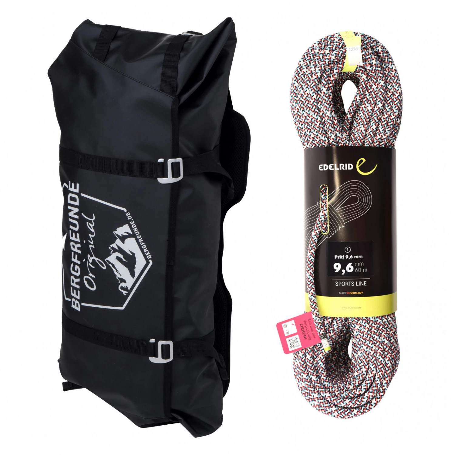 Edelrid - SE Priti 9,6 Mm & Zekl Rope Bag 1 Edelrid - SE Priti 9,6 Mm & Zekl Rope Bag