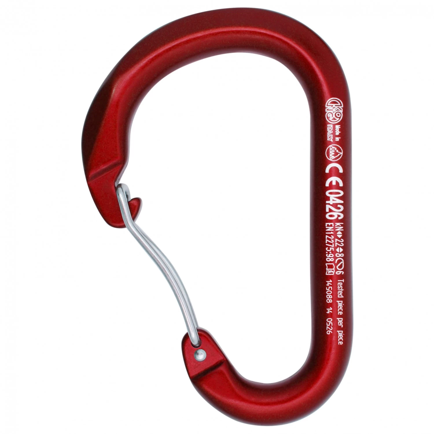 Kong - Paddle Wire Bent Gate - Snapgate Carabiner 2 Kong - Paddle Wire Bent Gate - Snapgate Carabiner - Image 2