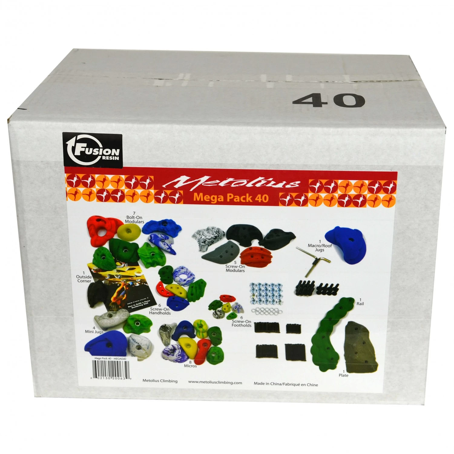 Metolius - Mega Pack 40 - Climbing Holds 1 Metolius - Mega Pack 40 - Climbing Holds