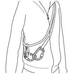 Petzl - Dual Connect Vario - Belay Sling -rock-climb petzl dual connect vario belay sling detail 6