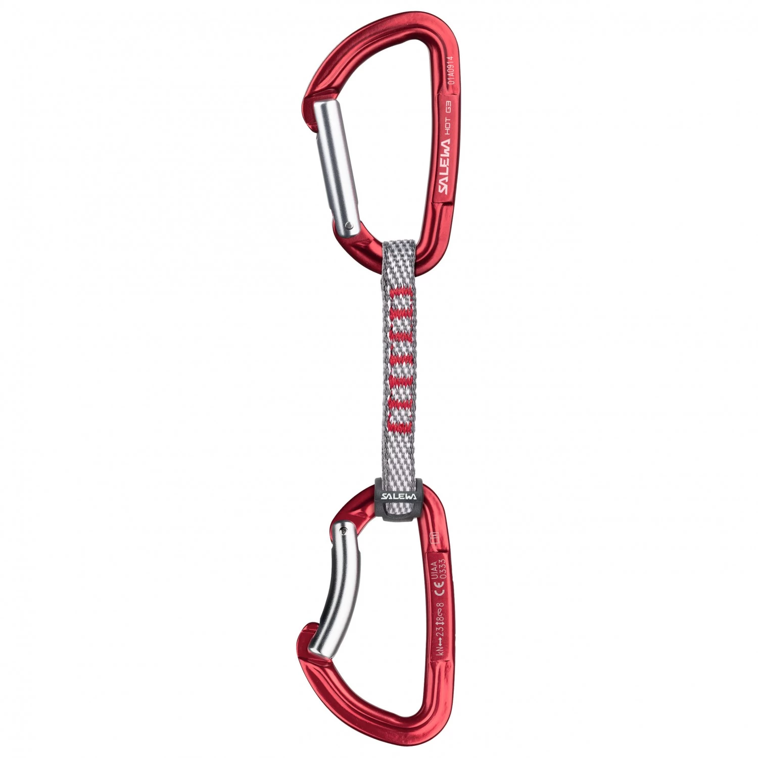 Salewa - Express Set Dyn Hot G3 Straight/Bent - Quickdraw 1 Salewa - Express Set Dyn Hot G3 Straight/Bent - Quickdraw